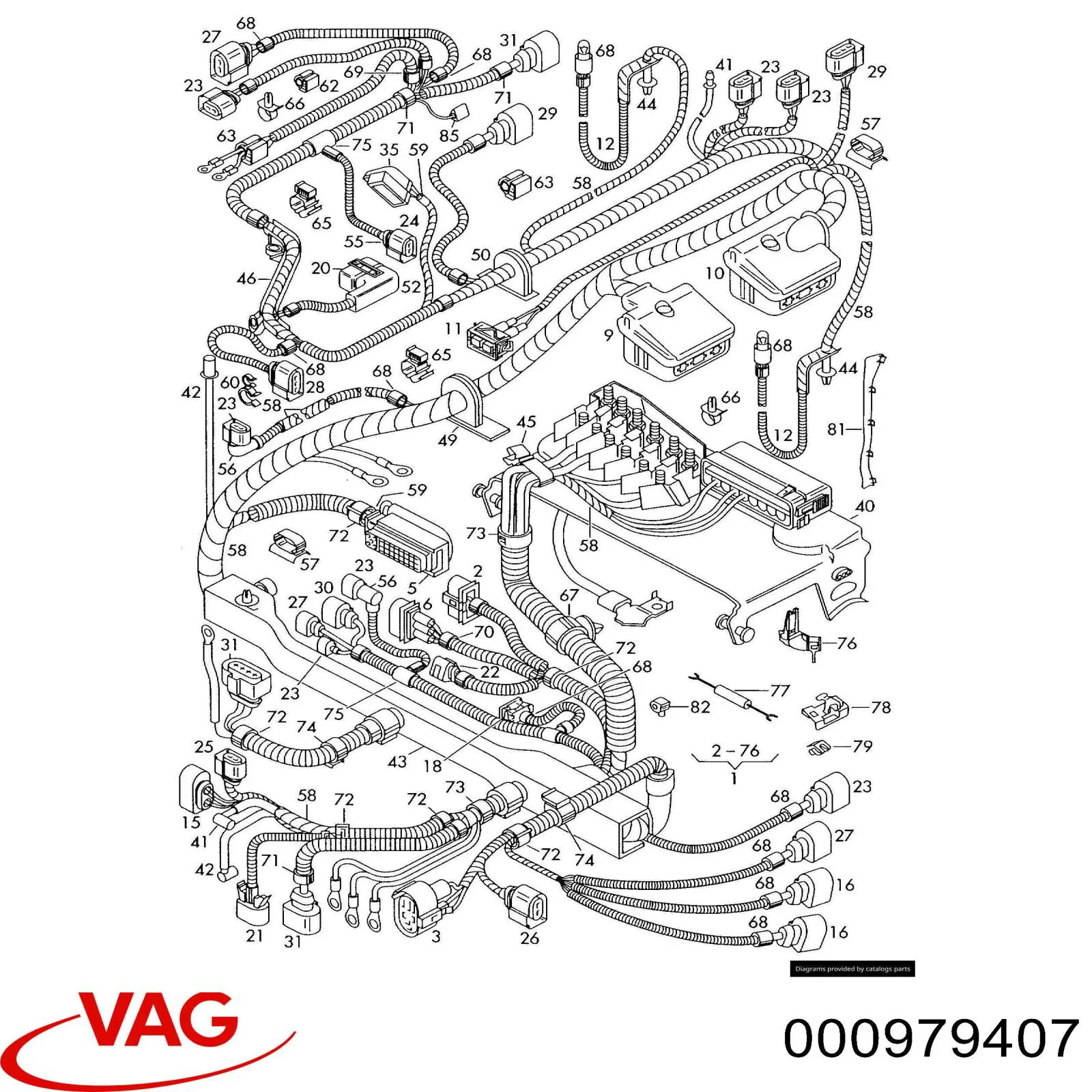  VAG 000979407 цена, от 14.54 USD