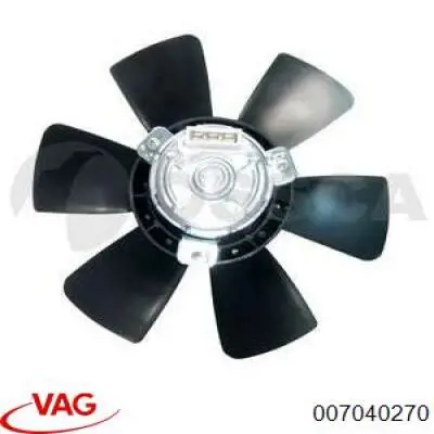 007040270 VAG электровентилятор охлаждения в сборе (мотор+крыльчатка)