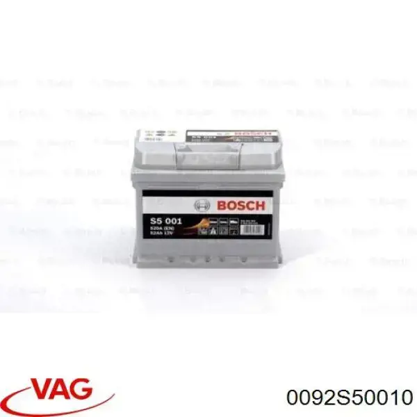 Аккумулятор VAG 0092S50010