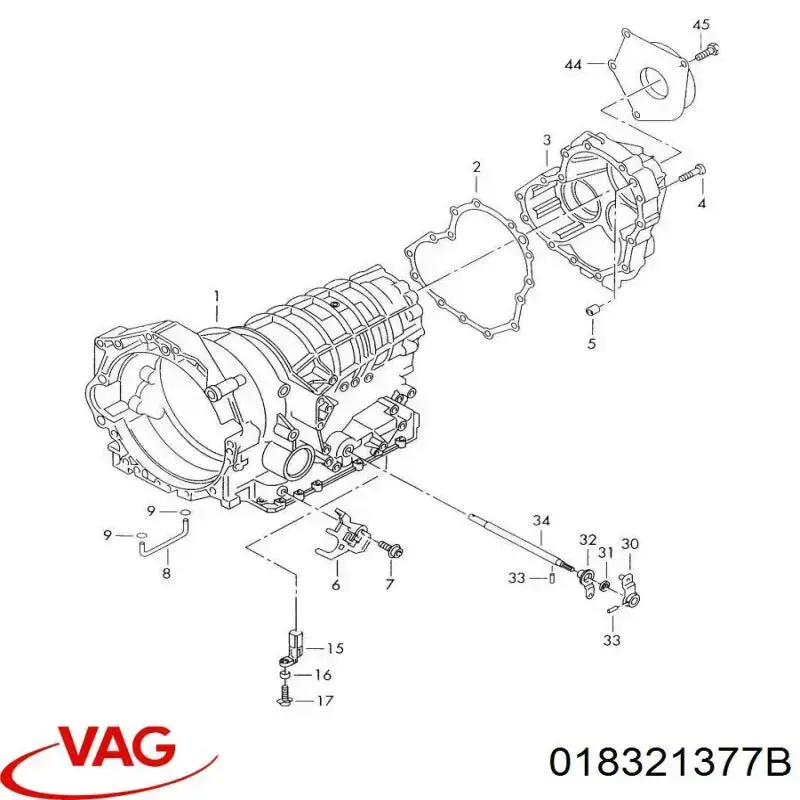 018321377B VAG пробка поддона акпп