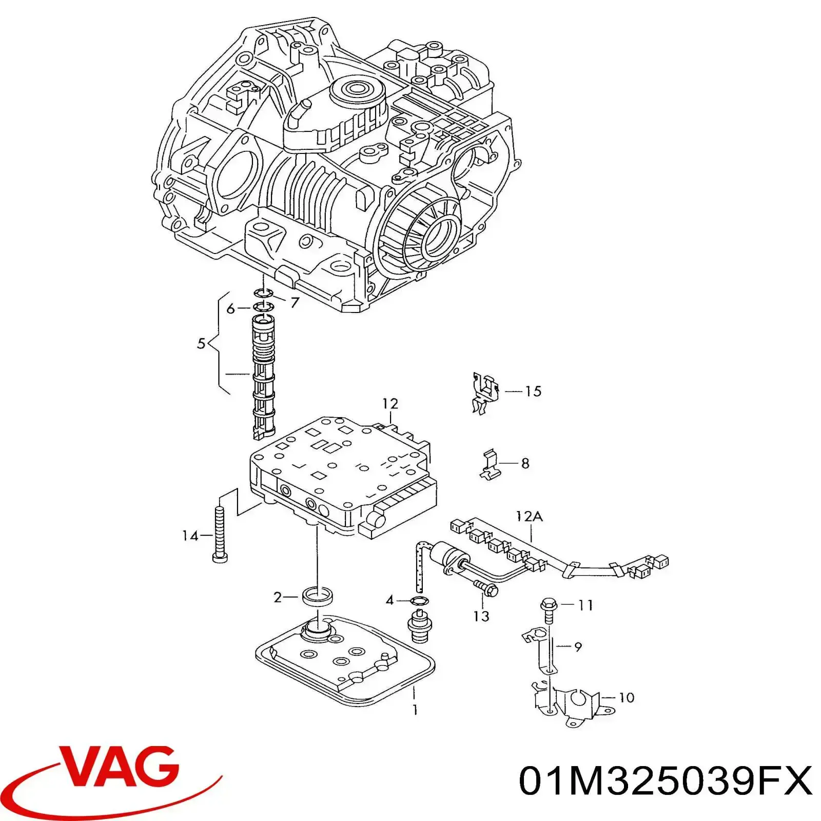 Модуль АКПП гидравлический VAG 01M325039F цена, от 219.88 USD