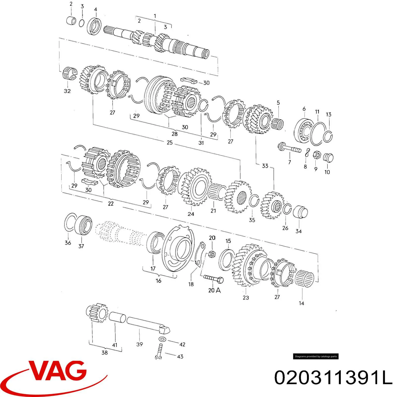  VAG 020311391L цена, от 1.89 USD
