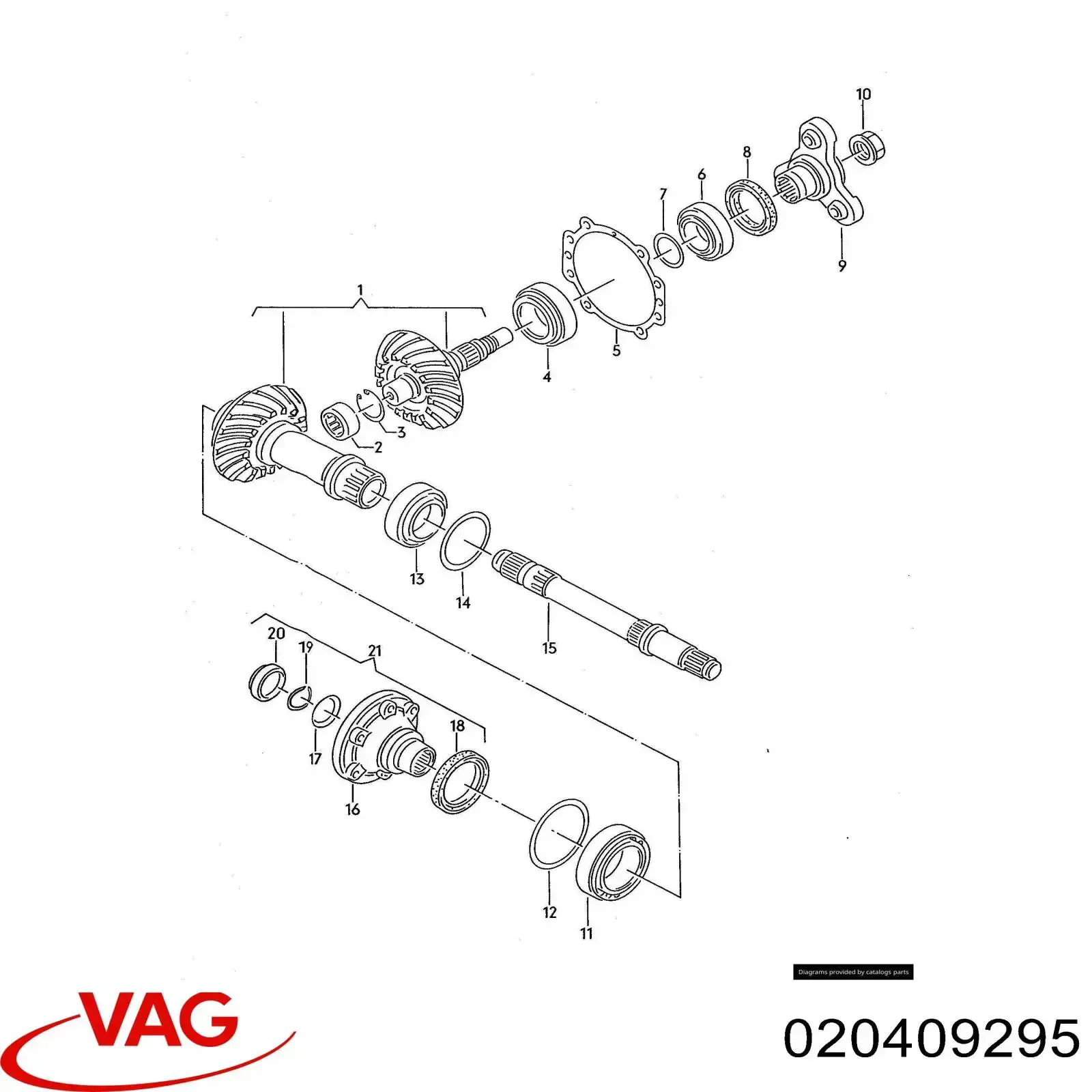  VAG 020409295 цена, от 4.79 USD