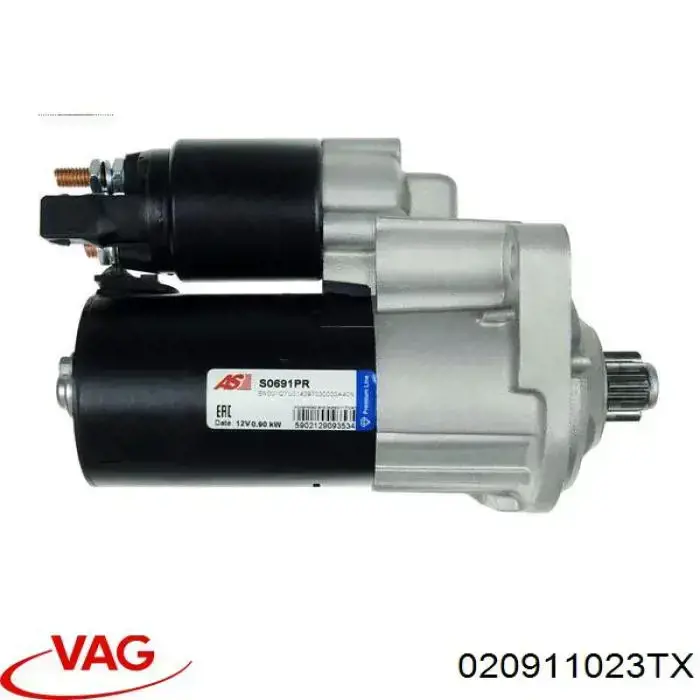 Стартер 020911023TX VAG