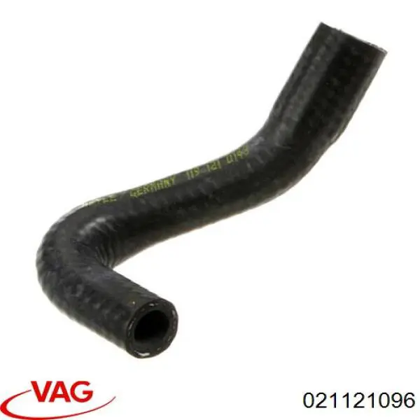 021121096 VAG трубка (шланг масляного радиатора, от блока к радиатору)