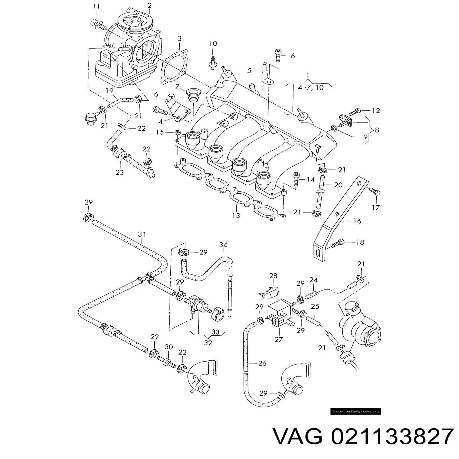  VAG 021133827 цена, от 2.83 USD