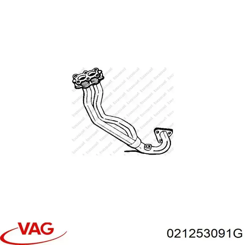 Купить 021253091G VAG Приёмная труба