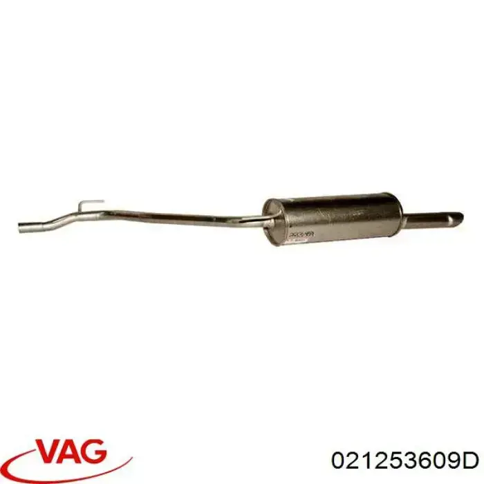 021253609D VAG Выхлопная труба