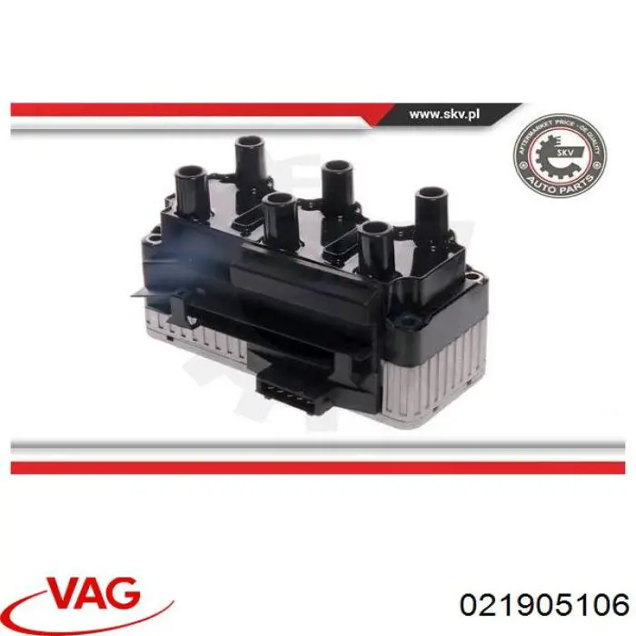 Катушка зажигания 021905106 VAG