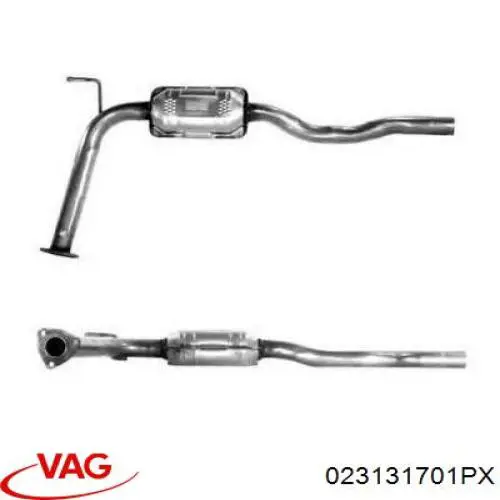 Каталитический нейтрализатор отработавших газов VAG 023131701PX цена, от 156.49 USD