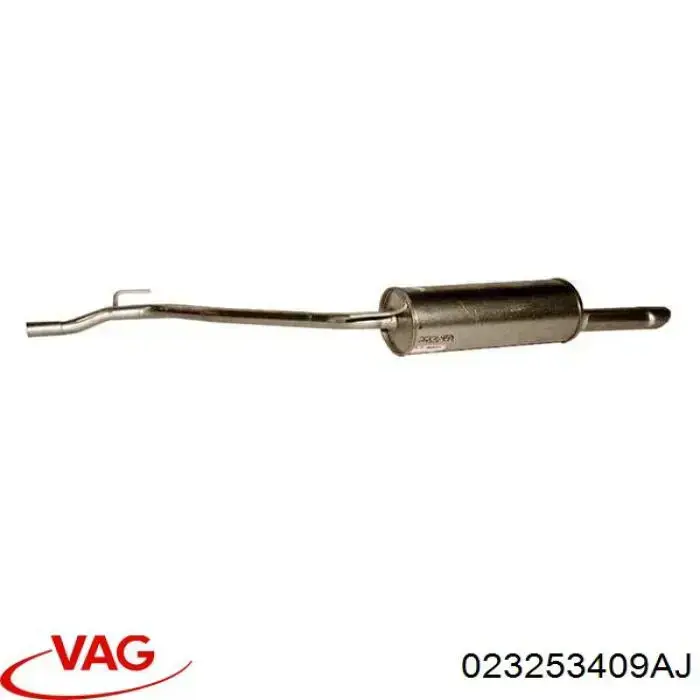 JZW253409J VAG Глушитель центральный
