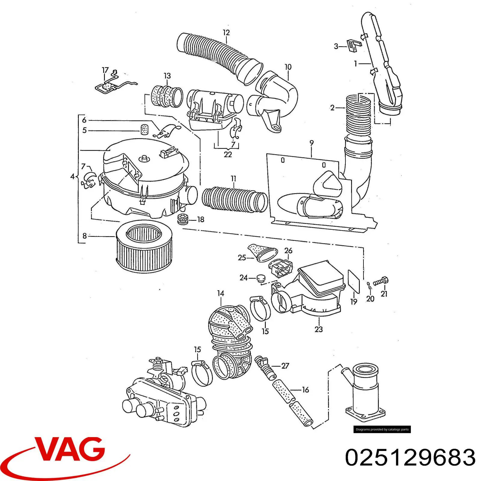  VAG 025129683 цена, от 20.27 USD