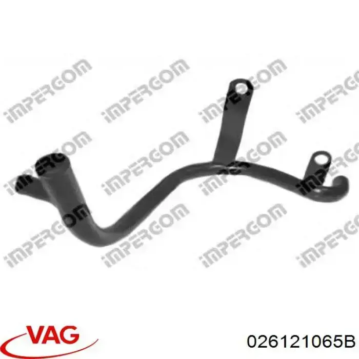 Шланг/патрубок системы охлаждения VAG 026121065B цена, от 36.72 USD