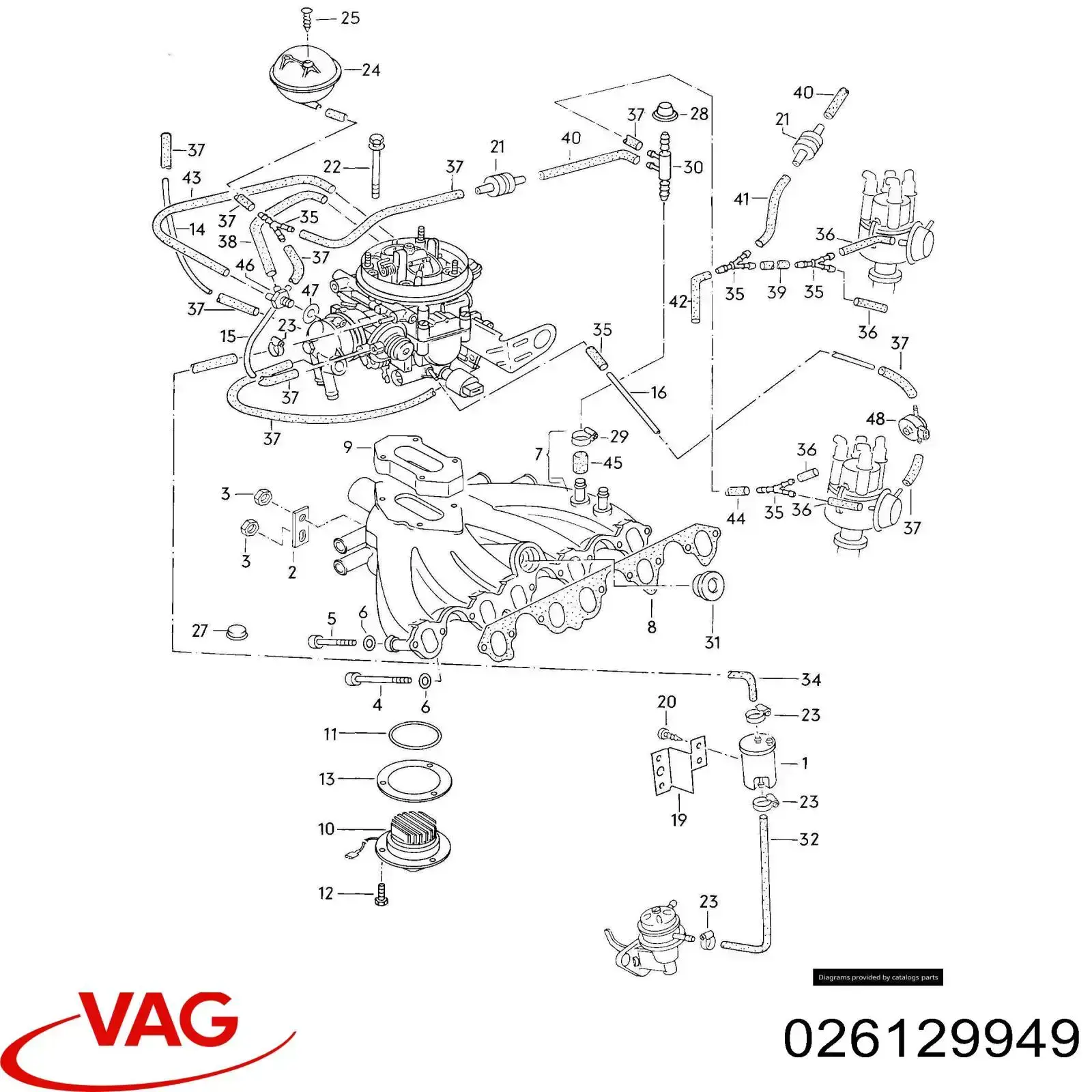  VAG 026129949 цена, от 10.39 USD