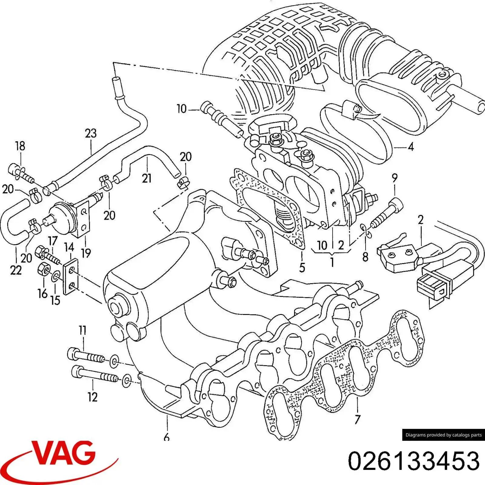 Клапан холостого хода VAG 026133453 цена, от 290.68 USD