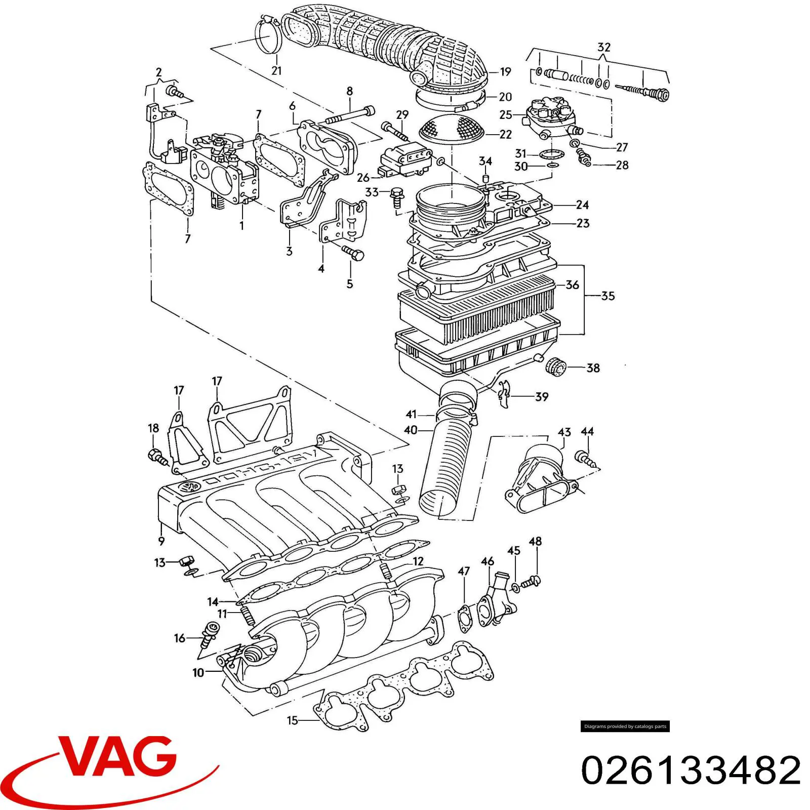 Купить 026133482 VAG Регулятор давления топлива