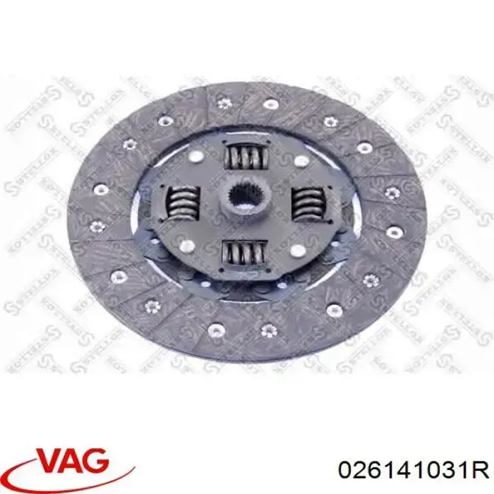Диск сцепления 026141031R VAG