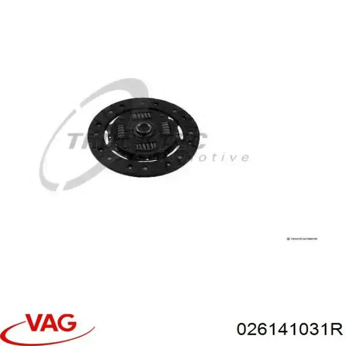 026141031R VAG Диск сцепления ведомый