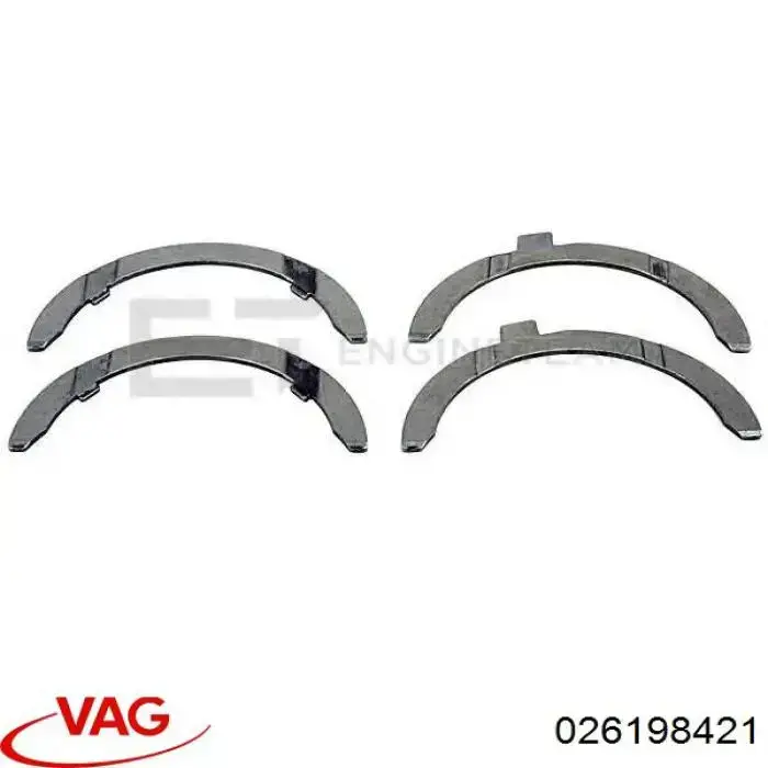 Упорное полукольцо коленчатого вала, компект Motive TW7039 цена, от 9.73 USD