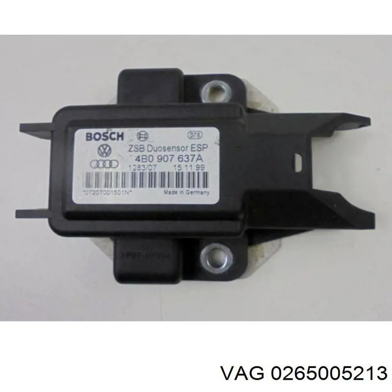 0265005214 Bosch sensor de aceleração transversal (esp)