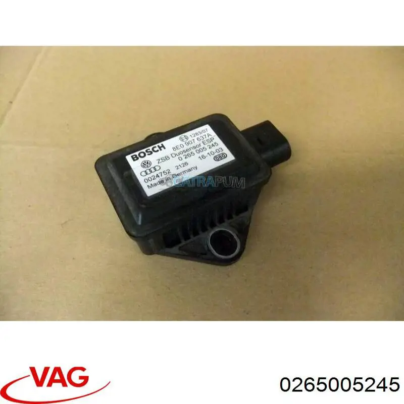 Купить 0265005245 VAG Датчик курсовой устойчивости