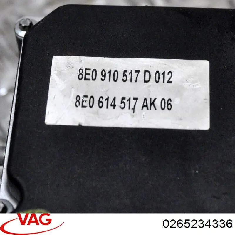 0265234336 VAG блок управления абс (abs гидравлический)