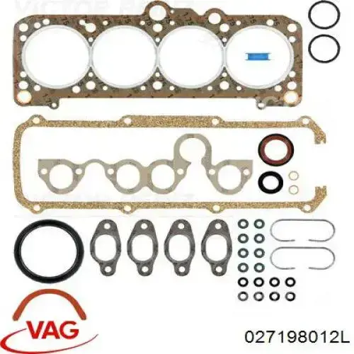 027198012L VAG kit superior de vedantes de motor