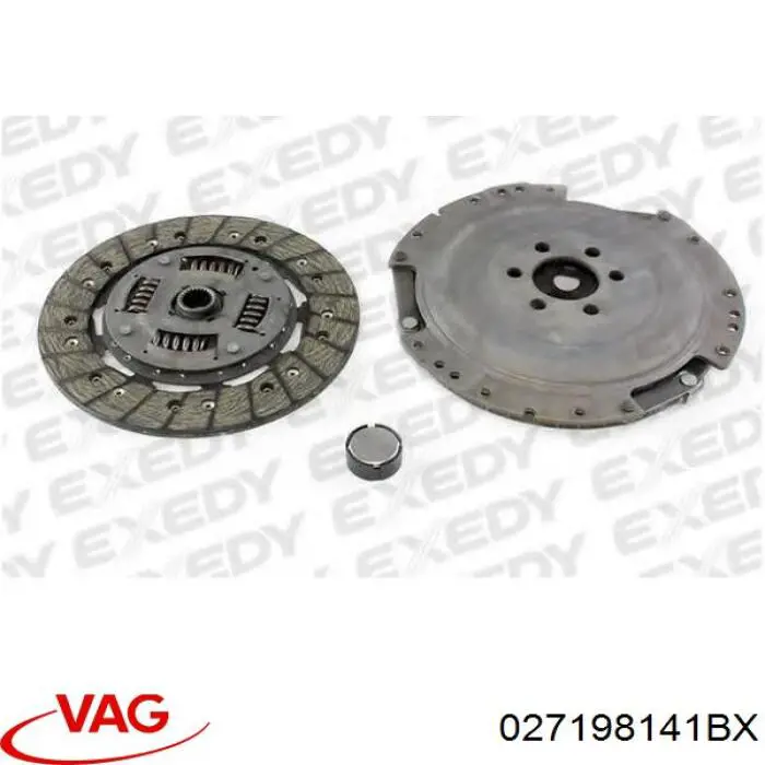 Купить 027198141BX VAG Комплект сцепления (диск, корзина, подшипник)
