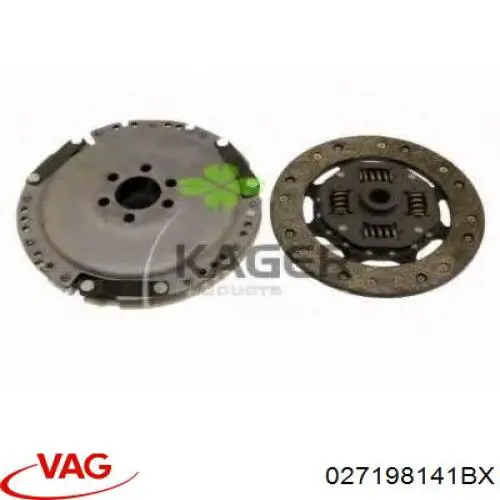 Комплект сцепления (3 части) VAG 027198141BX цена, от 96.66 USD