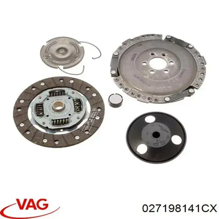 Купить 027198141CX VAG Комплект сцепления (диск, корзина, подшипник)