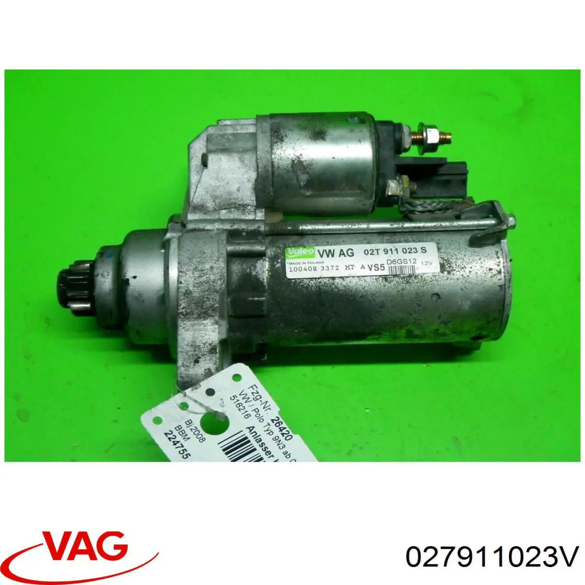 Купить 027911023V VAG Стартер