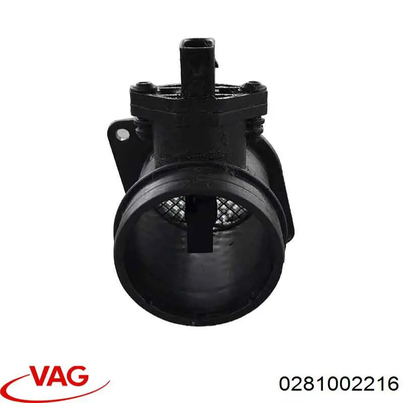 0281002216 VAG sensor de fluxo (consumo de ar, medidor de consumo M.A.F. - (Mass Airflow))