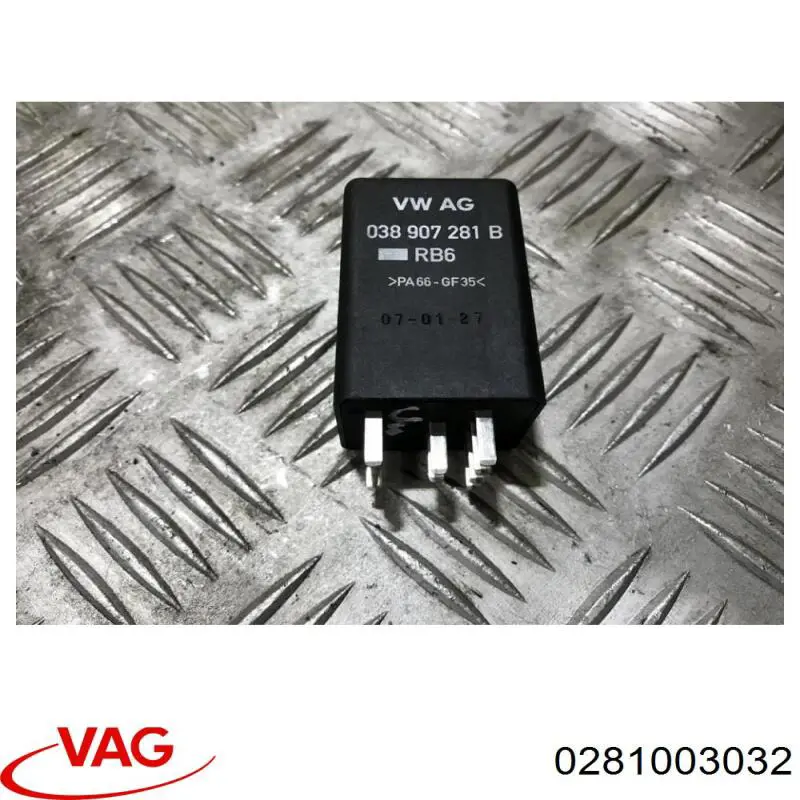 Реле свечей накаливания VAG 0281003032