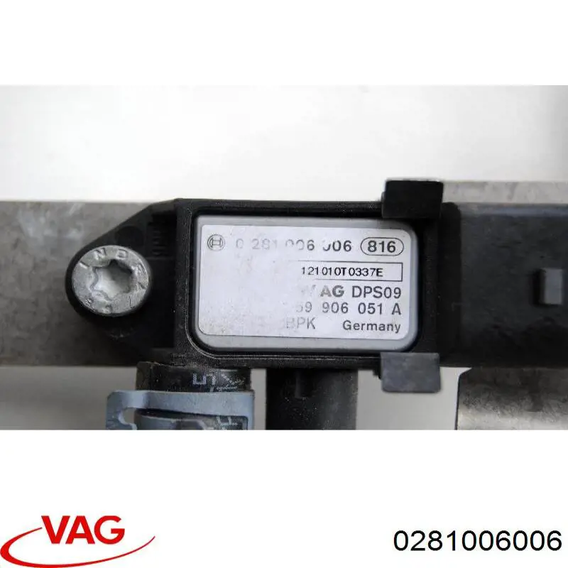 Датчик давления выхлопных газов 0281006006 VAG