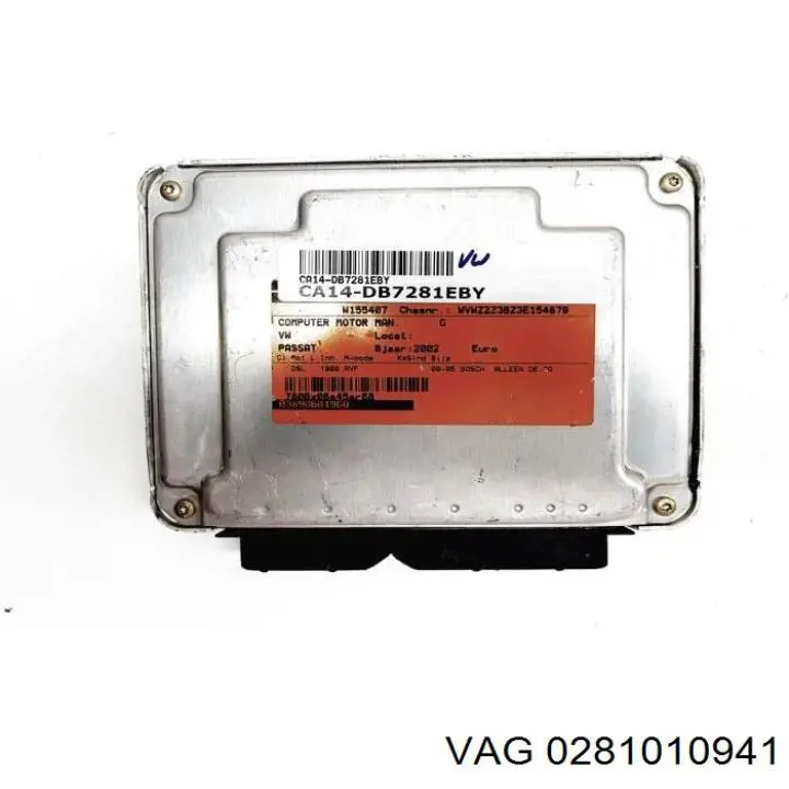Блок управления двигателем 0281010941 VAG