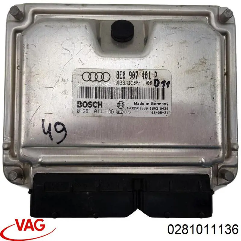 Módulo de direção (Centralina eletrônica) de motor para Audi A4 (8H7)