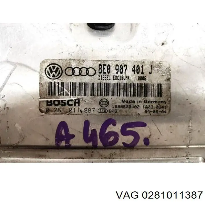  0281011387 VAG