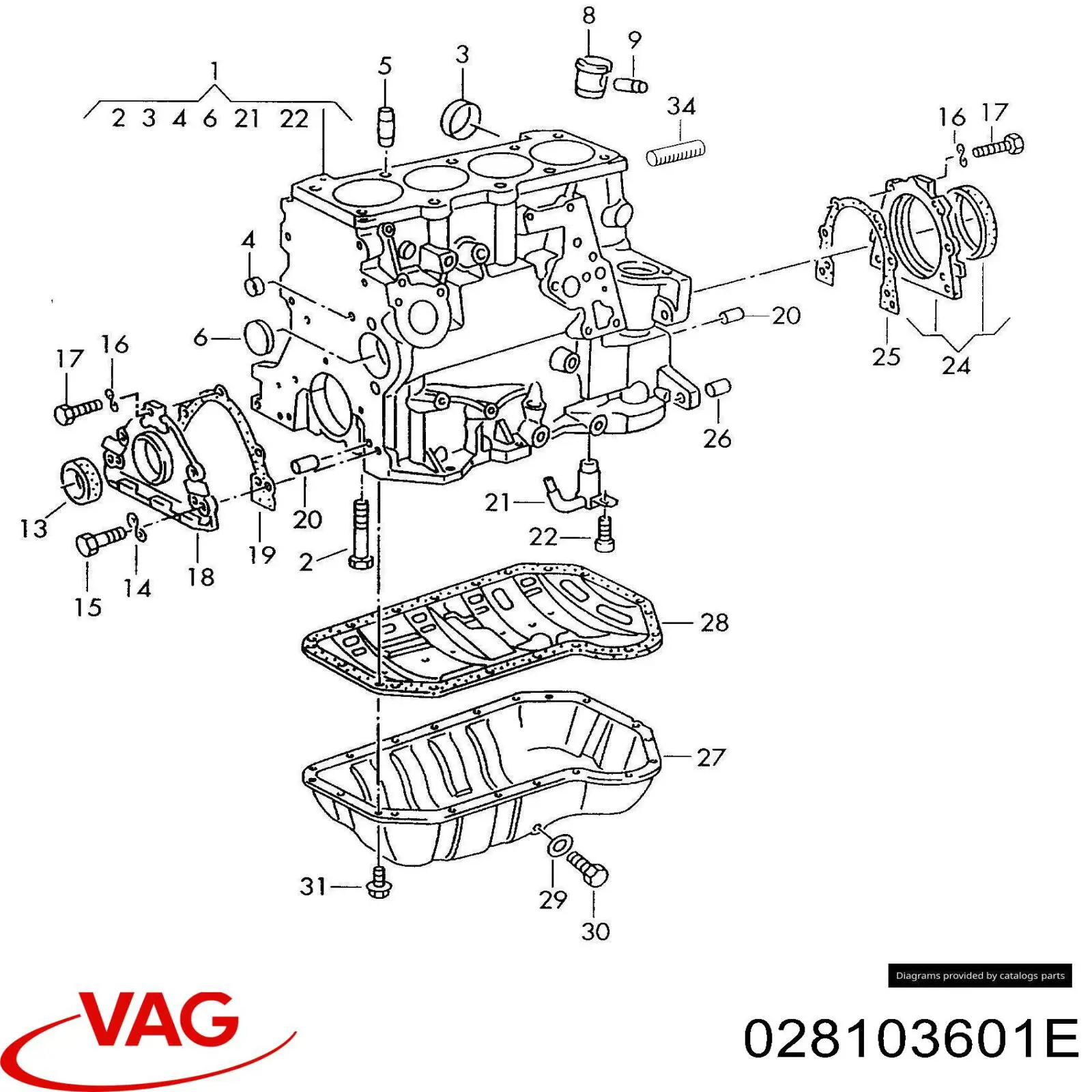  VAG 028103601E цена, от 51.07 USD