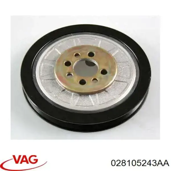 Шкив коленвала (демпфер) VAG 028105243AA цена, от 43.00 USD