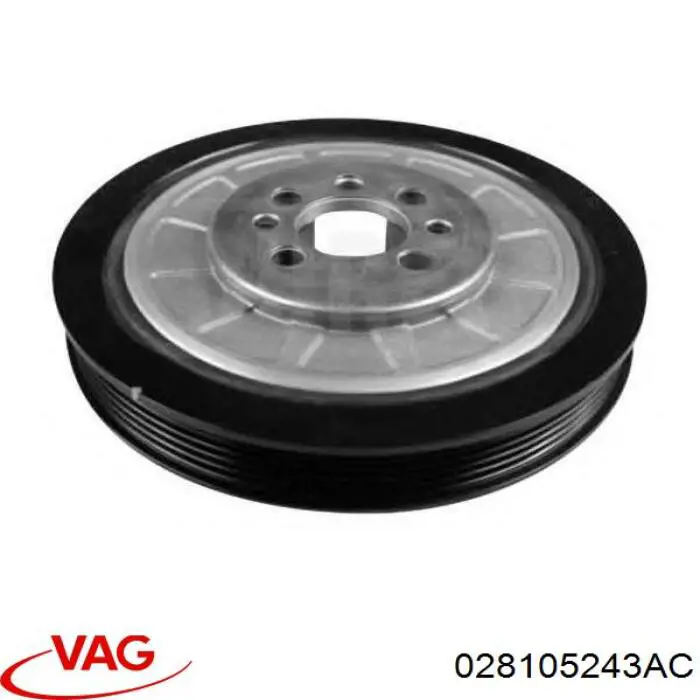 Шкив коленвала (демпфер) VAG 028105243AC цена, от 43.00 USD