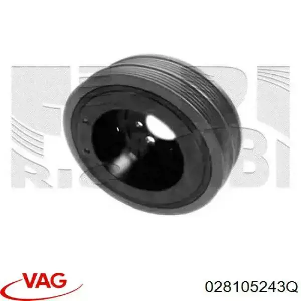 Шкив коленвала (демпфер) VAG 028105243Q цена, от 22.80 USD
