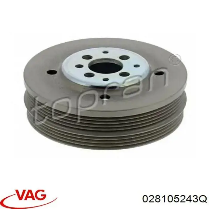 Шкив коленвала (демпфер) VAG 028105243Q цена, от 22.80 USD
