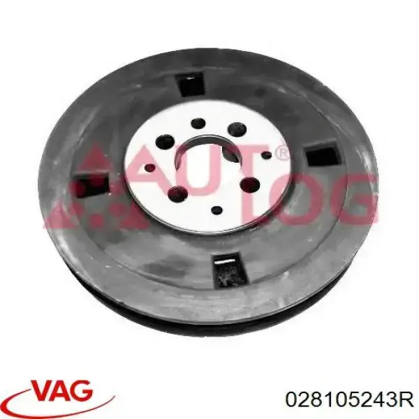 Купить 028105243R VAG Шкив-демпфер коленвала