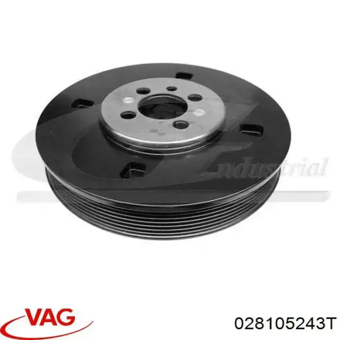 Демпфер коленвала VAG 028105243T