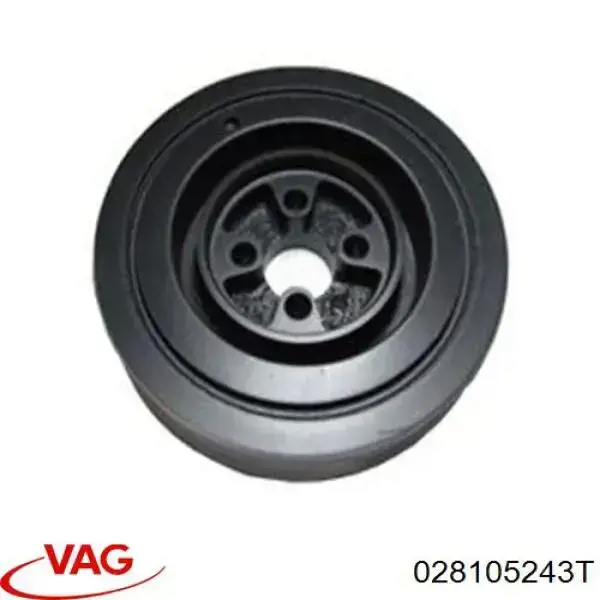 Шкив коленвала (демпфер) VAG 028105243T цена, от 38.01 USD