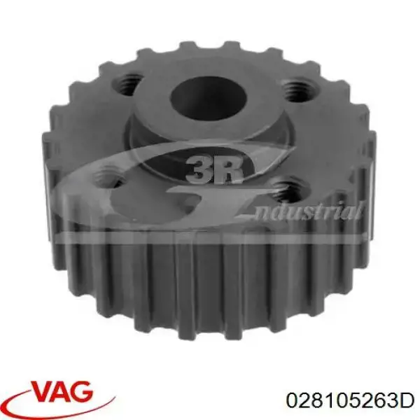 Звездочка привода коленвала 028105263D VAG