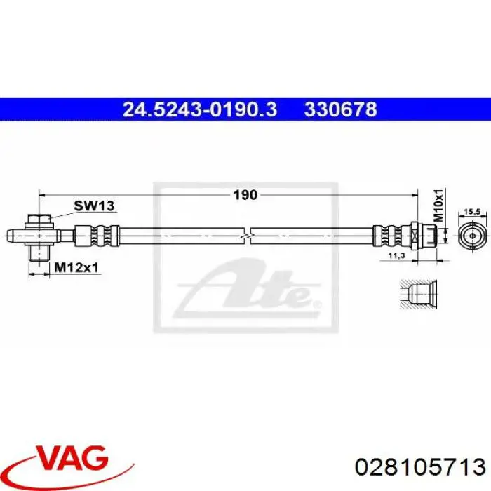  VAG 028105713 цена, от 37.89 USD