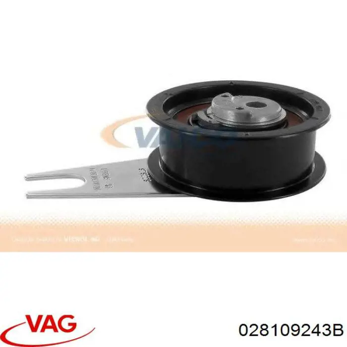 Ролик натяжителя ремня газораспределения VAG 028109243B цена, от 35.55 USD