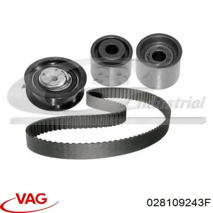 Ролик натяжителя ремня газораспределения VAG 028109243F цена, от 20.56 USD