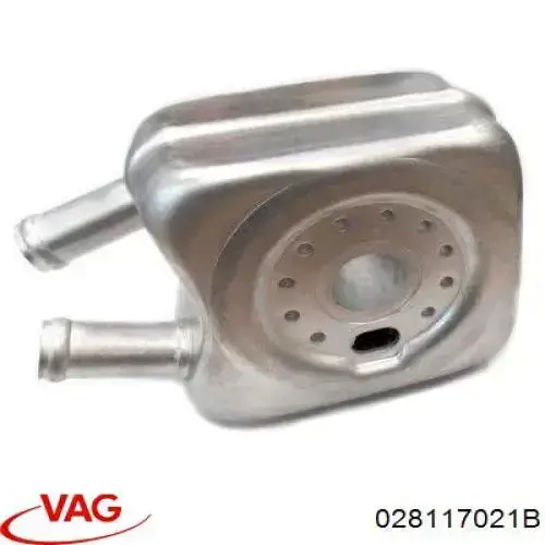 Радиатор масляный (холодильник), под фильтром VAG 028117021B цена, от 6.38 USD